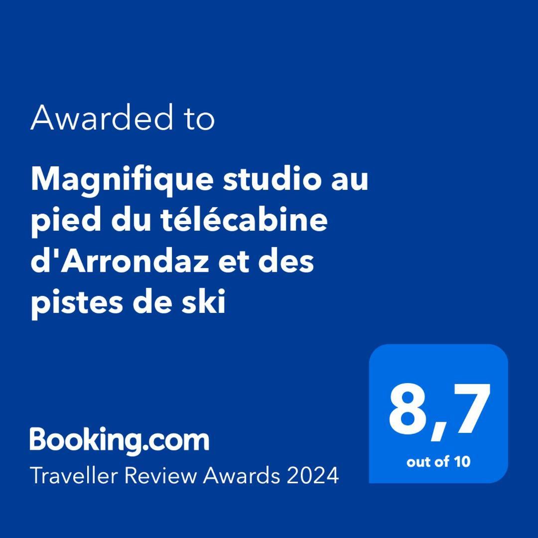 Magnifique Studio Au Pied Du Telecabine D'Arrondaz Et Des Pistes De Ski Modane Exterior foto